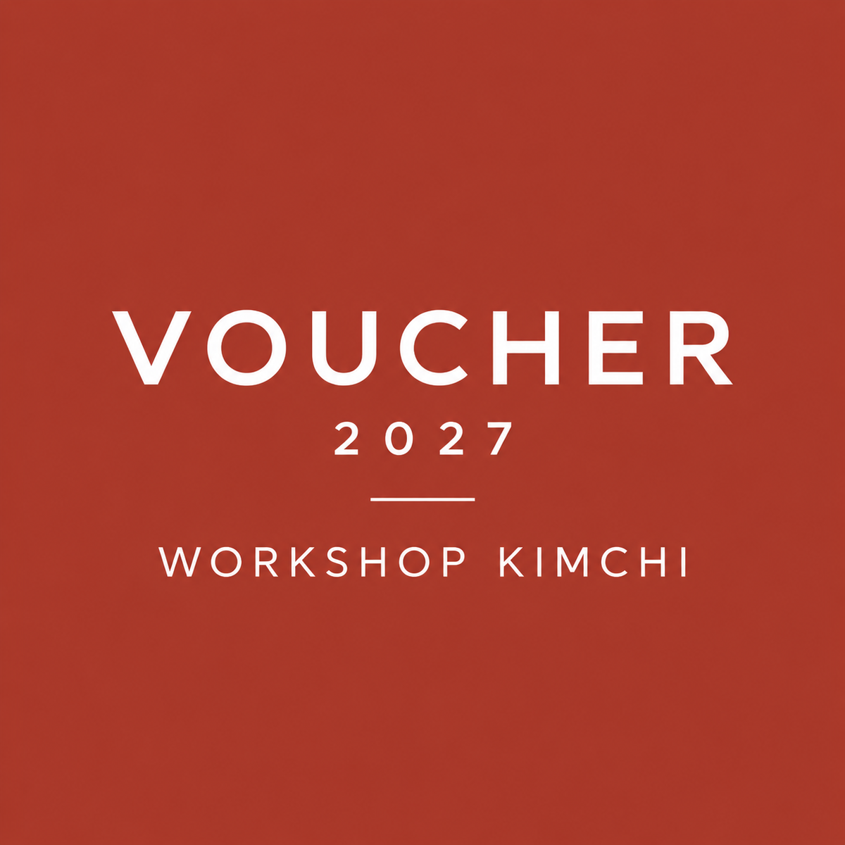 Workshop de Kimchi - Voucher 2027 🎁
